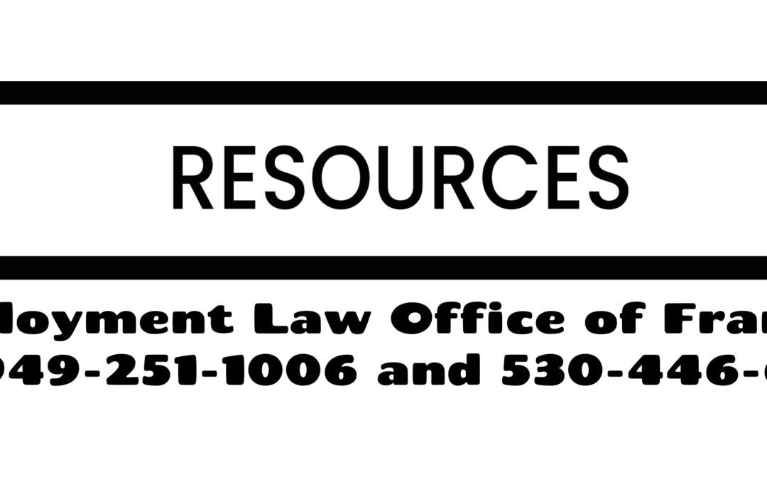 Links to California and U.S. Employment Law